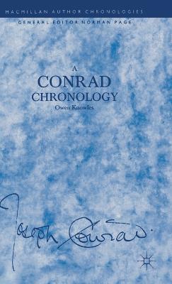 A Conrad Chronology - Owen Knowles - cover