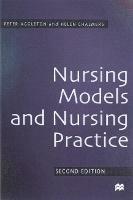 Nursing Models and Nursing Practice - Peter Aggleton,Helen Chalmers - cover