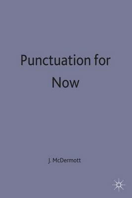 Punctuation for Now - J. McDermott - cover
