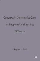Concepts in community care for people with a learning difficulty - cover