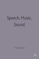 Speech, Music, Sound - Theo van Leeuwen - cover