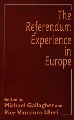 The Referendum Experience in Europe - cover