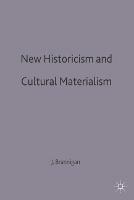 New Historicism and Cultural Materialism - John Brannigan - cover