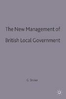 The New Management of British Local Governance - Gerry Stoker - cover