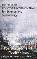 Effective Communication for Science and Technology - Joan van Emden - cover