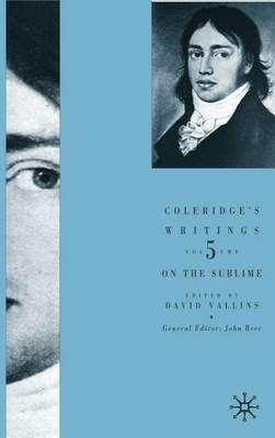 Coleridge's Writings: On the Sublime - David Vallins - cover