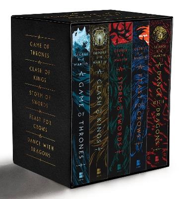George R. R. Martin's A Game of Thrones 5-Book Boxed Set (Song of Ice and Fire Series): A Game of Thrones, A Clash of Kings, A Storm of Swords, A Feast for Crows, and A Dance with Dragons - George R. R. Martin - cover