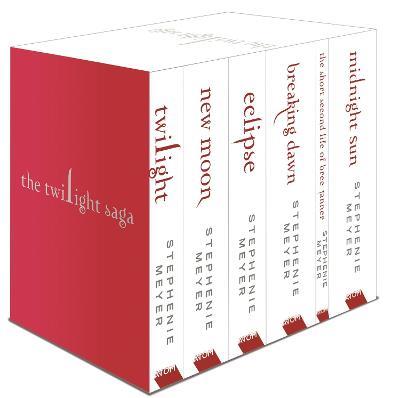 Twilight Saga 6 Book Set (White Cover) - Stephenie Meyer - cover