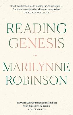 Reading Genesis - Marilynne Robinson - cover