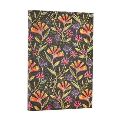 Agenda accademica Paperblanks, 2026 Wild Flowers 18 mesi Mini, orizzontale