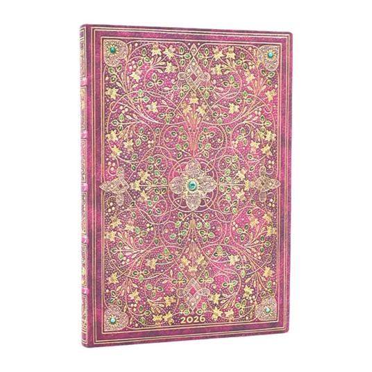 Agenda Paperblanks, 2026 Diamond Jubilee 12 mesi Flex Midi, orizzontale