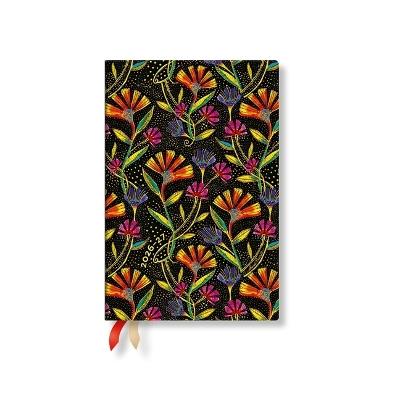 2027 Wild Flowers Mini Horizontal Hardcover 18-Month Weekly Planner, 208pg, 80gsm by Paperblanks (Playful Creations) - cover