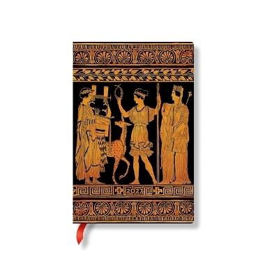 2027 Gathering of Deities Mini Horizontal Softcover 12-Month Weekly Planner, 176pg, 100gsm by Paperblanks (Ancient Greek Pottery) - cover