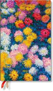 Agenda 2027 12 mesi, Monets Chrysanthemums, Maxi, Vertical