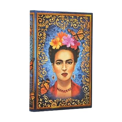 The Colourful Portrait (Viva Frida) Mini Unlined Hardcover Journal (Elastic Band Closure) - Paperblanks - cover
