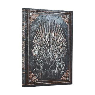 For the Throne (Game of Thrones Collection) Midi Lined Hardcover Journal (Elastic Band Closure) - Paperblanks - cover