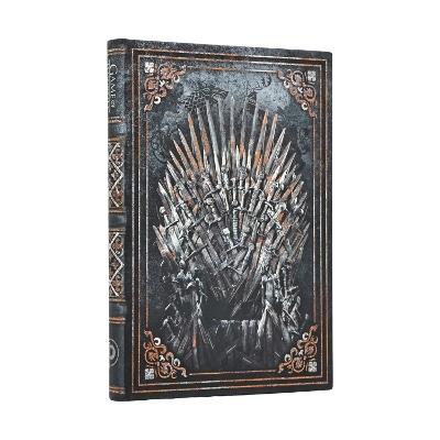 For the Throne (Game of Thrones Collection) Mini Unlined Hardcover Journal (Elastic Band Closure) - Paperblanks - cover