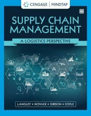 Supply Chain Management: A Logistics Perspective - C. Langley,John Coyle,C. Langley - cover