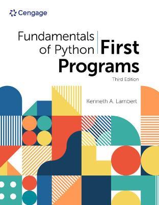 Fundamentals of Python: First Programs - Kenneth Lambert - cover