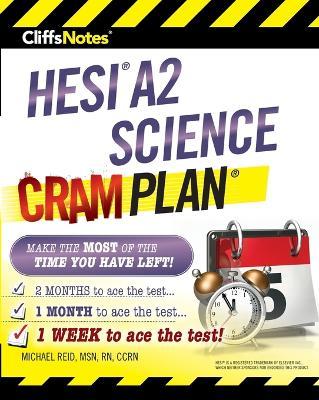 CliffsNotes HESI A2 Science Cram Plan - Michael Reid - cover