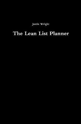 The Lean List Planner - Justin Wright - cover