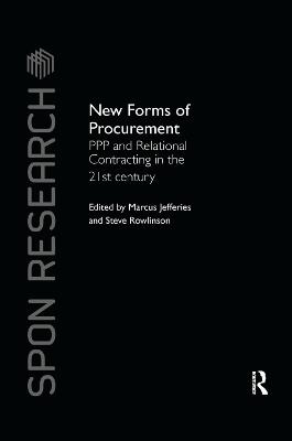 New Forms of Procurement: PPP and Relational Contracting in the 21st Century - cover