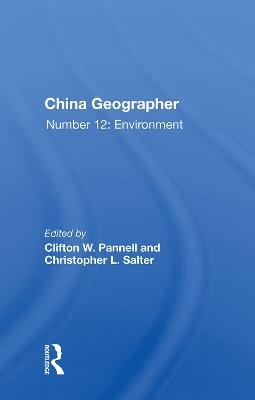 China Geographer: Number 12: Environment - cover