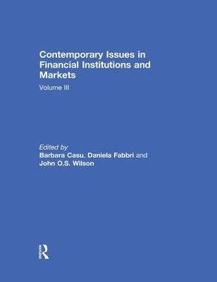 Contemporary Issues in Financial Institutions and Markets: Volume 3 - cover