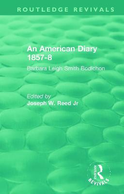 An American Diary 1857-8: Barbara Leigh Smith Bodichon - cover