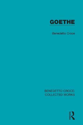 Goethe - Benedetto Croce - cover