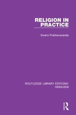Religion in Practice - Swami Prabhavananda - cover