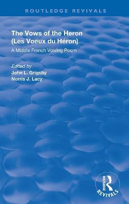 A Middle French Vowing Poem: A Middle French Vowing Poem - cover