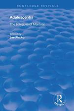 Adulescentia: The eclogues of Mantuan