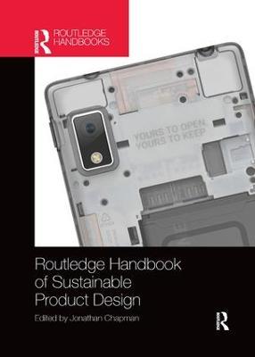 Routledge Handbook of Sustainable Product Design - Jonathan Chapman - cover