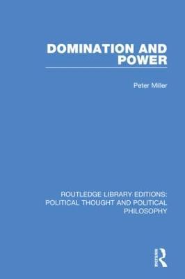 Domination and Power - Peter Miller - cover