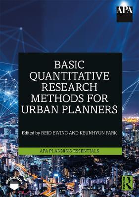 Basic Quantitative Research Methods for Urban Planners - cover