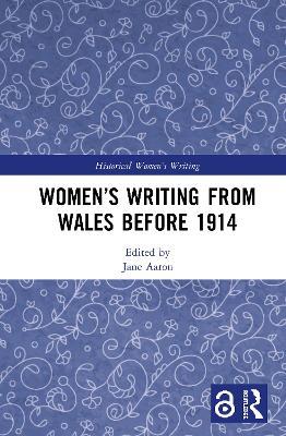 Women’s Writing from Wales before 1914 - cover