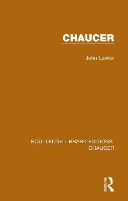 Chaucer - John Lawlor - cover