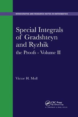 Special Integrals of Gradshteyn and Ryzhik: the Proofs - Volume II - Victor H. Moll - cover