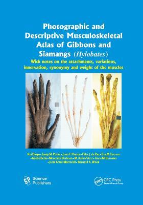 Photographic and Descriptive Musculoskeletal Atlas of Gibbons and Siamangs (Hylobates): With Notes on the Attachments, Variations, Innervation, Synonymy and Weight of the Muscles - Rui Diogo,Josep M. Potau,Juan F. Pastor - cover