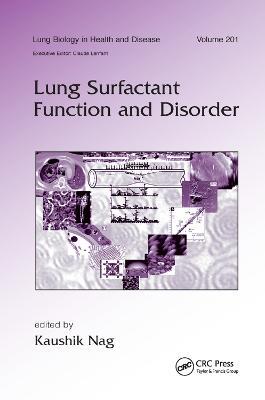 Lung Surfactant Function and Disorder - cover