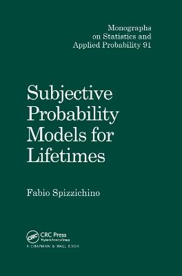 Subjective Probability Models for Lifetimes - Fabio Spizzichino - cover