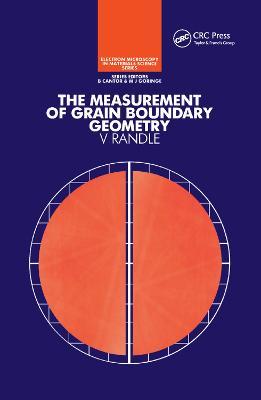 The Measurement of Grain Boundary Geometry - Valerie Randle - cover