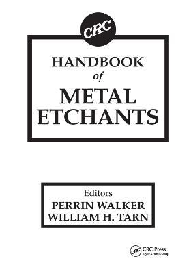 CRC Handbook of Metal Etchants - cover