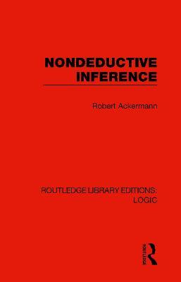 Nondeductive Inference - Robert Ackermann - cover