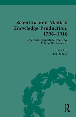 Scientific and Medical Knowledge Production, 1796-1918: Volume III: Authority - cover