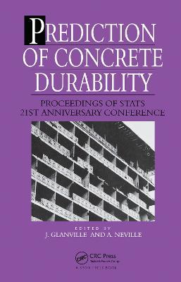 Prediction of Concrete Durability: Proceedings of STATS 21st anniversary conference - cover