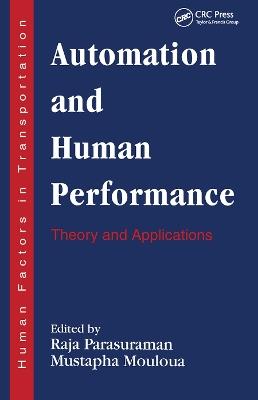 Automation and Human Performance: Theory and Applications - cover