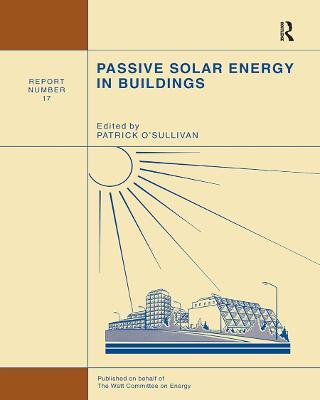 Passive Solar Energy in Buildings: Watt Committee: report number 17 - cover