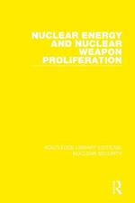 Nuclear Energy and Nuclear Weapon Proliferation